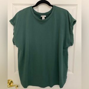 AVA & VIV, casual green top. size 1X